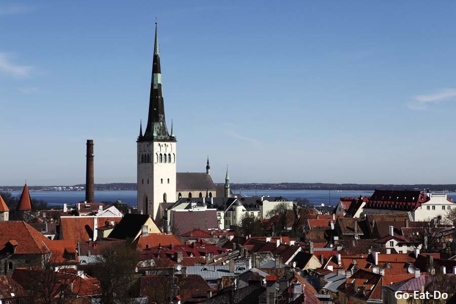 The skyline of Tallinn, Estonia, whose popularity as a cruise destination is growing.