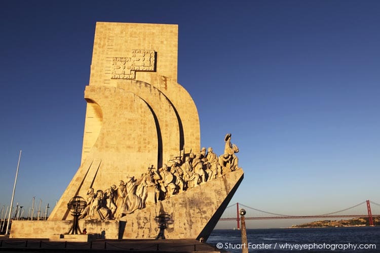 Portugal's Monument to the Discoveries (Padrao dos Descobrimentos) by the River Tagus in the Belem district of Lisbon