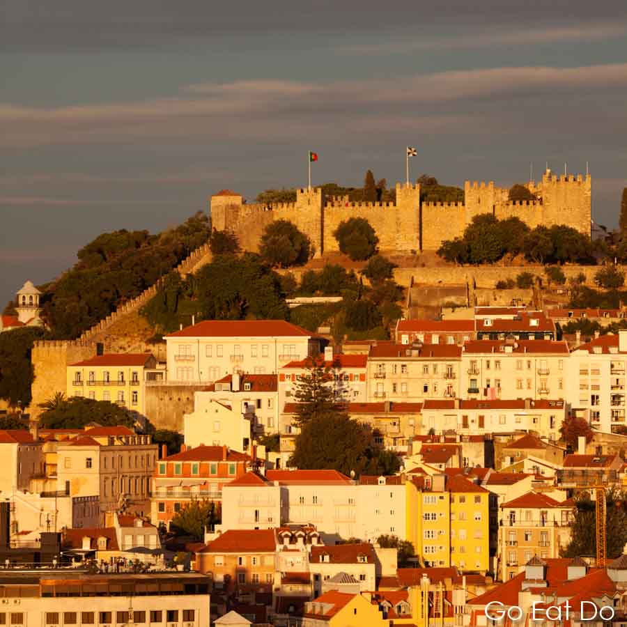 Castle of St George (Castelo de São Jorge) in Lisbon, Portugal