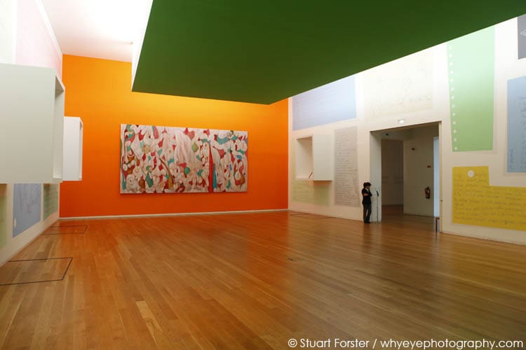 Gallery at Serralves Contemporary Art Museum in Porto, Portugal