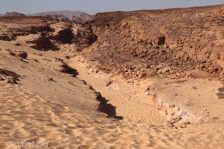 Erosion has helped form stunning geological formations such as the Coloured Canyon in the Sinai Desert.