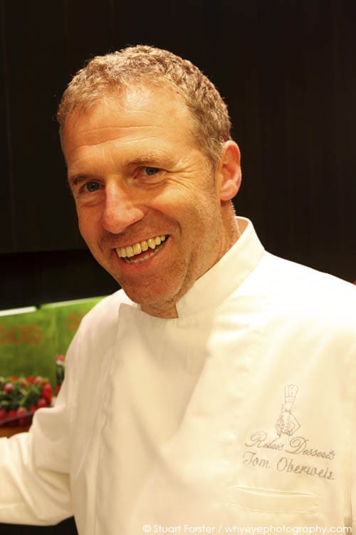 Pasrty chef and businessman Tom Oberweis at the Oberweis patisserie in Luxembourg
