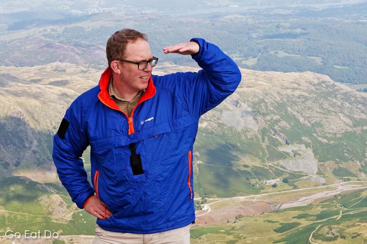 Snugpak Softie Mountain Leader's Smock being worn by Stuart Forster in the Lake District National Park