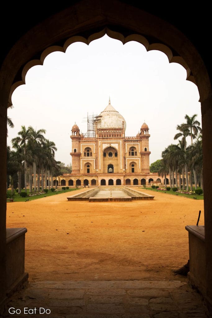 Safdarjung's Tomb in Delhi, one of the finest examples of Mughal architecture in India.