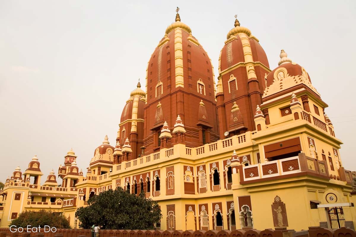 The Laxminarayan Temple, also known as the Birla Mandir, one of the temples in New Delhi.