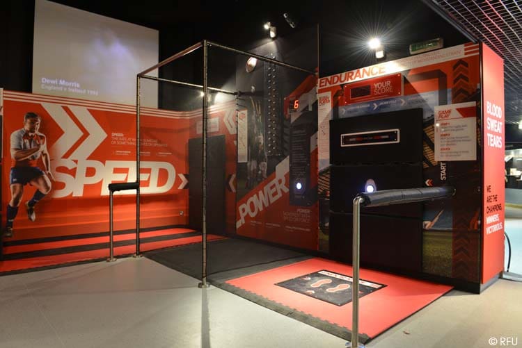 The ‘Play Rugby’ interactive zone at the World Rugby Museum.