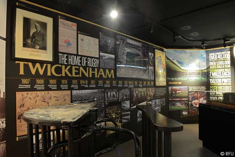 World Rugby Museum at Twickenham Stadium, London, England