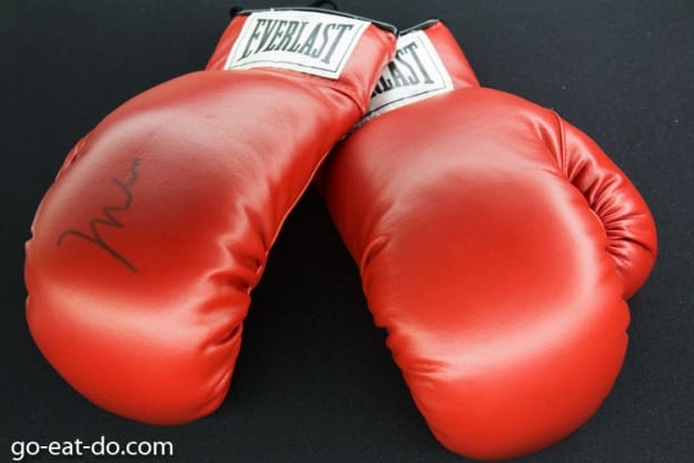 Everlast boxing gloves signed by heavyweight World Champion boxer ...