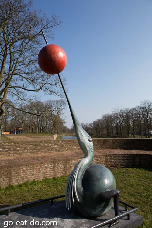 Figure inspired by the work of artist Heironymus Bosch at 's-Hertogenbosch, the Netherlands