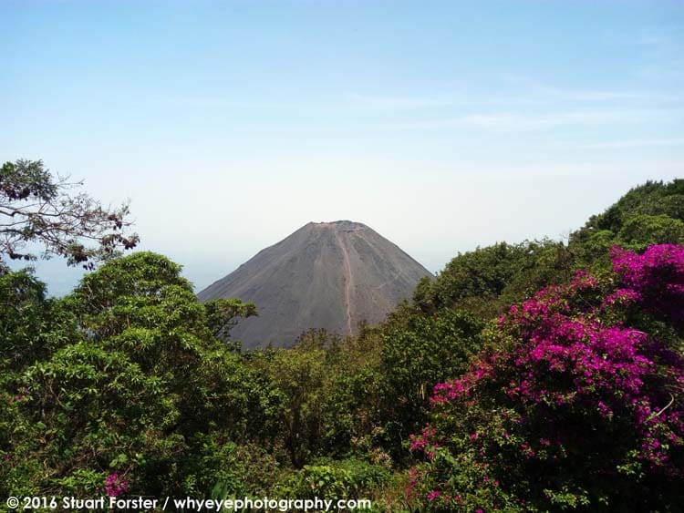 Volcanic peak in Cerro Verde National Park in El Salvador