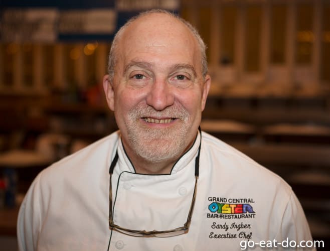 Sandy Ingber, executive chef at Grand Central Oyster Bar in New York City