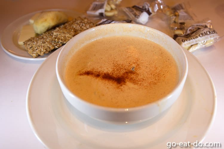 Oyster stew served at Grand Central Oyster Bar in New York City