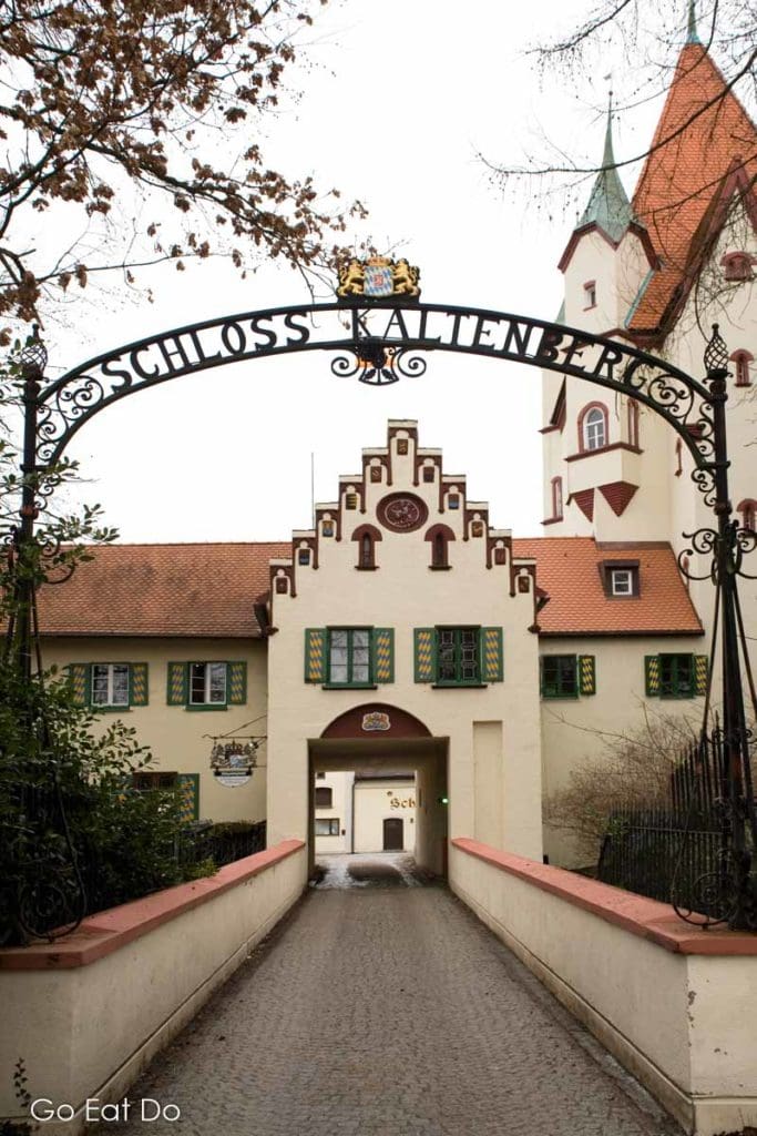 Gate at Schloss Kaltenberg, venue of the Kaltenberger Ritterturnier, one of the world's leading medieval festivals.