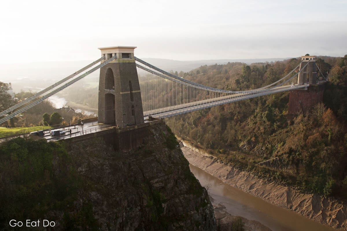 Clifton Suspension Bridge is a 15-minute walk from The Mint Room Bristol.
