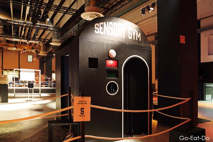 Sensory Gym art installation at STRP 2017 in Eindhoven, the Netherlands