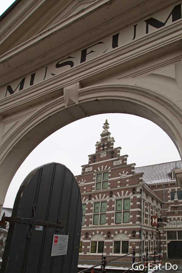 Gateway leading to the Museum Flehite at Amersfoort in the Netherlands
