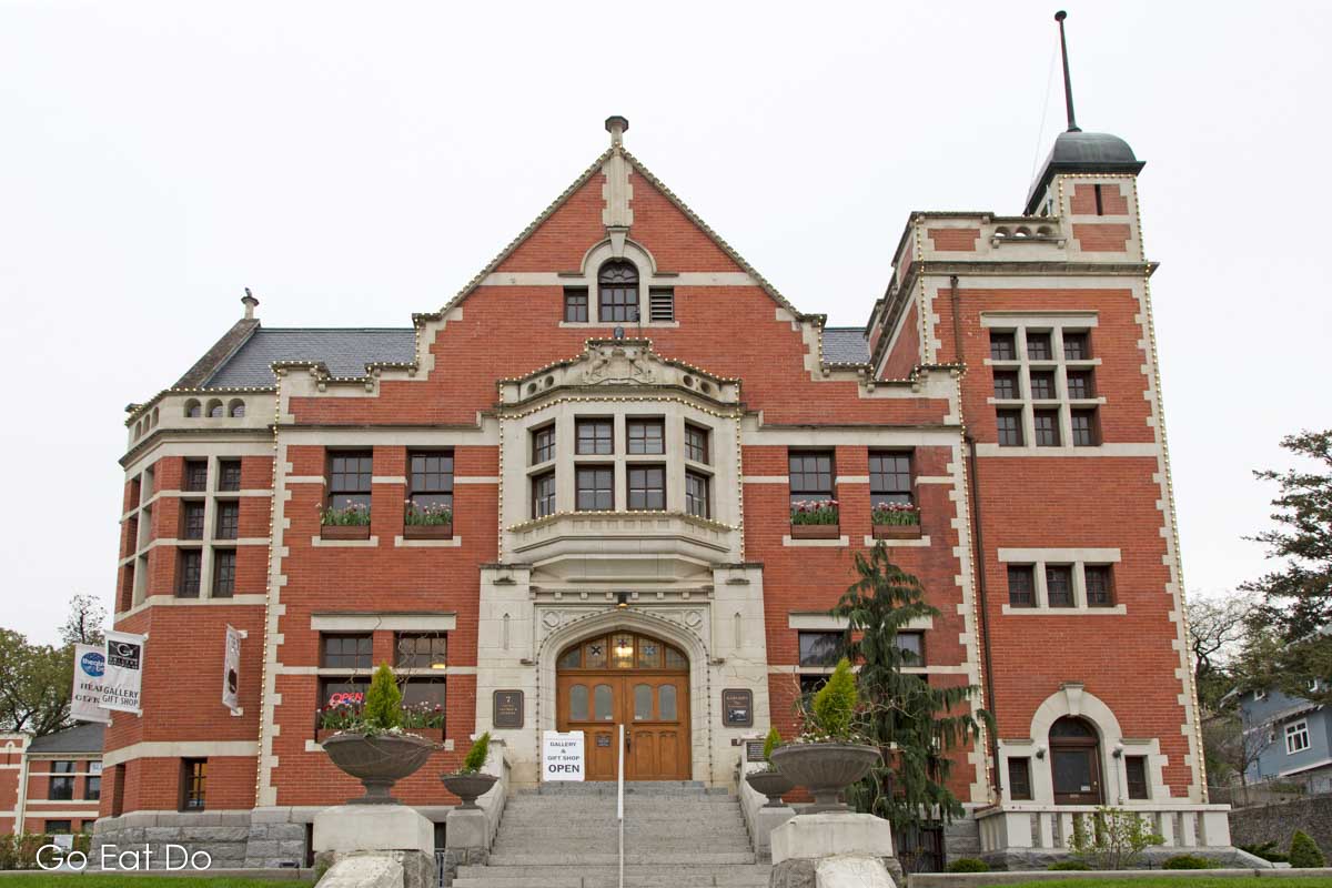 Former courthouse in Kamloops, Canada. The Victorian building now houses Kamloops Art Gallery.
