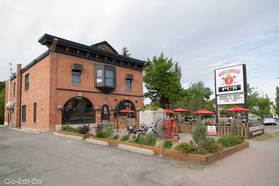 The Rose and Hound pub at the Inglewood district of Calgary.