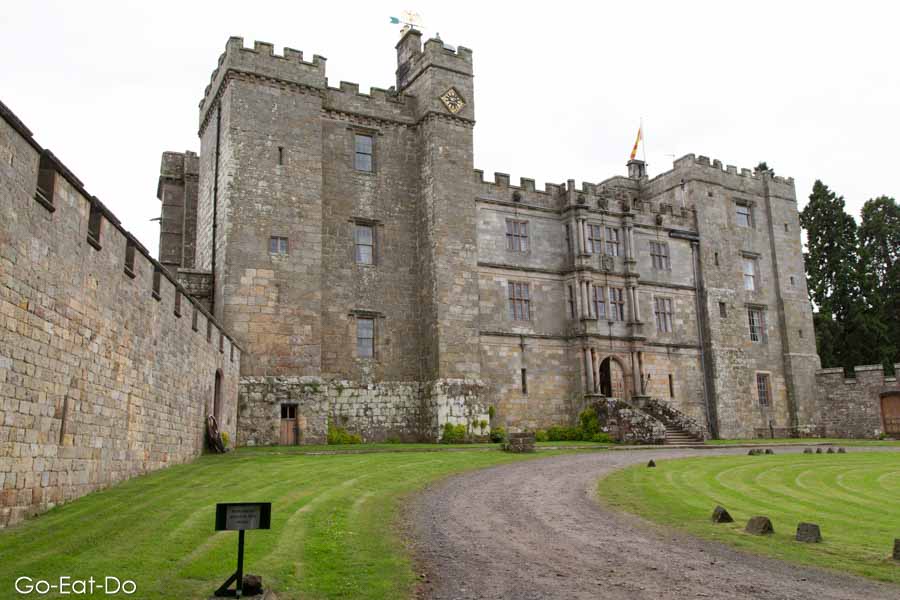 Chillingham Castle, a medieval fortress dating from the 12th century, in Northumberland, England