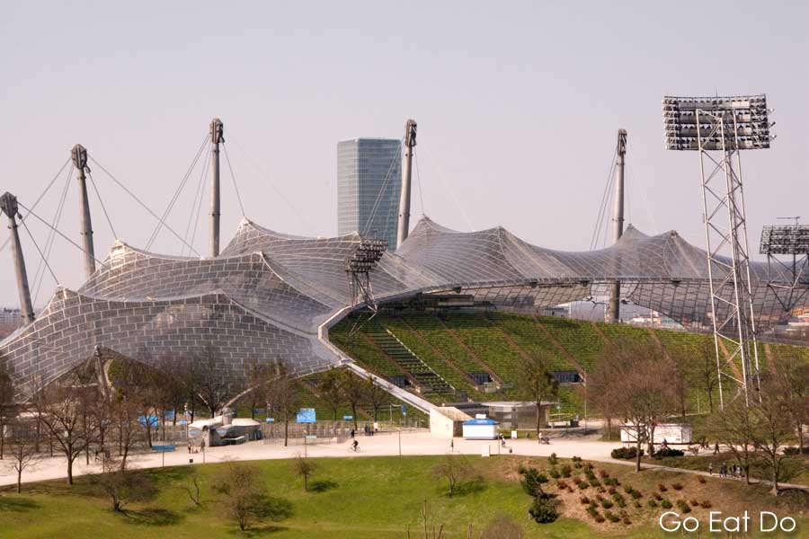 Munich Olympic Stadium hosted the 1972 Olympic Games, the 1974 FIFA World Cup Final and England's 5-1 victory over Germany in 2001.