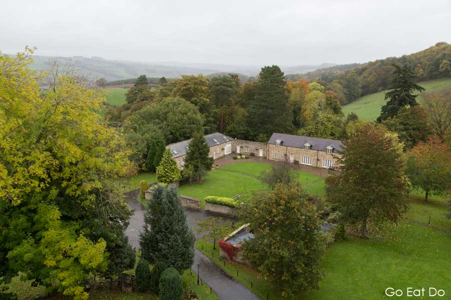 Housing at Langley Castle in Northumberland, England