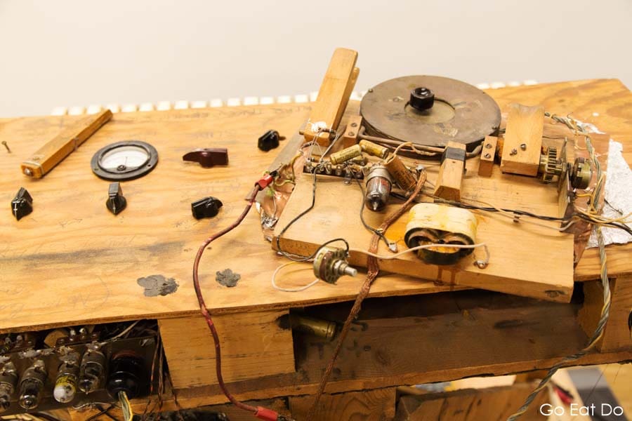 The Electronic Sackbut, the world’s first voltage-controlled synthesiser at Studio Bell, the National Music Centre at Calgary in Alberta, Canada