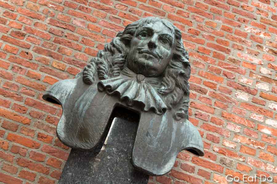 Bust of Carl von Rabenhaupt in Groningen, the Netherlands