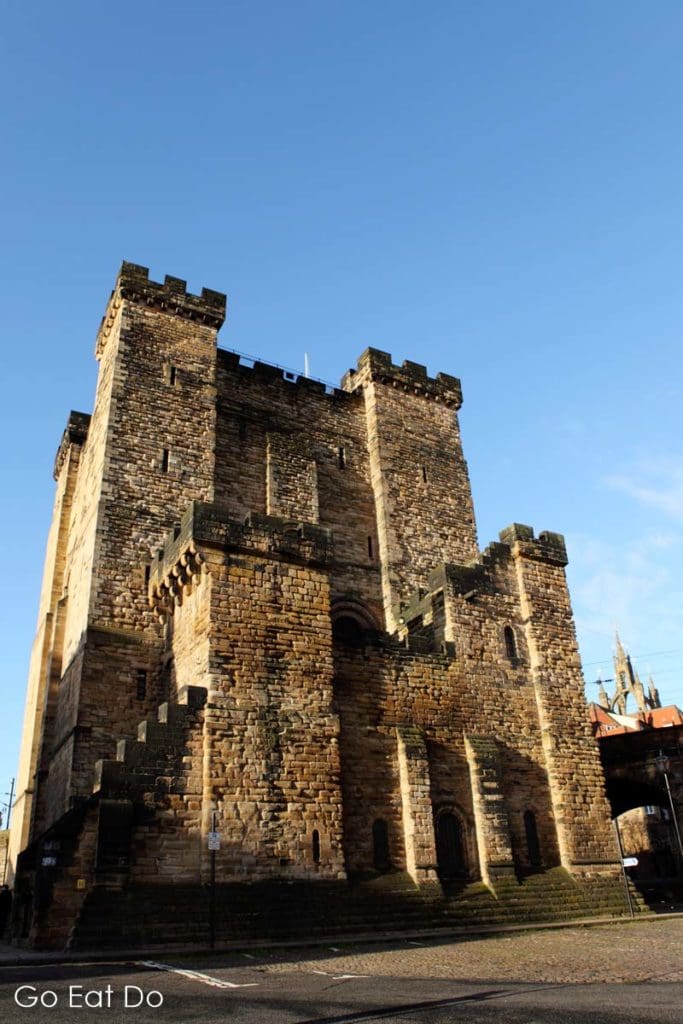 Many of the best places to eat in Newcastle city centre are within a short walk of Newcastle's Castle keep.