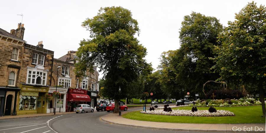 Roundabout at The Stray in Harrogate, North Yorkshire