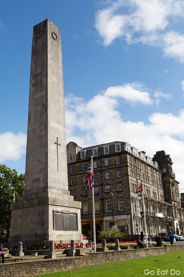 The Cenotaph, the War Memorial at Prospect Square in Harrogate, North Yorkshire, England