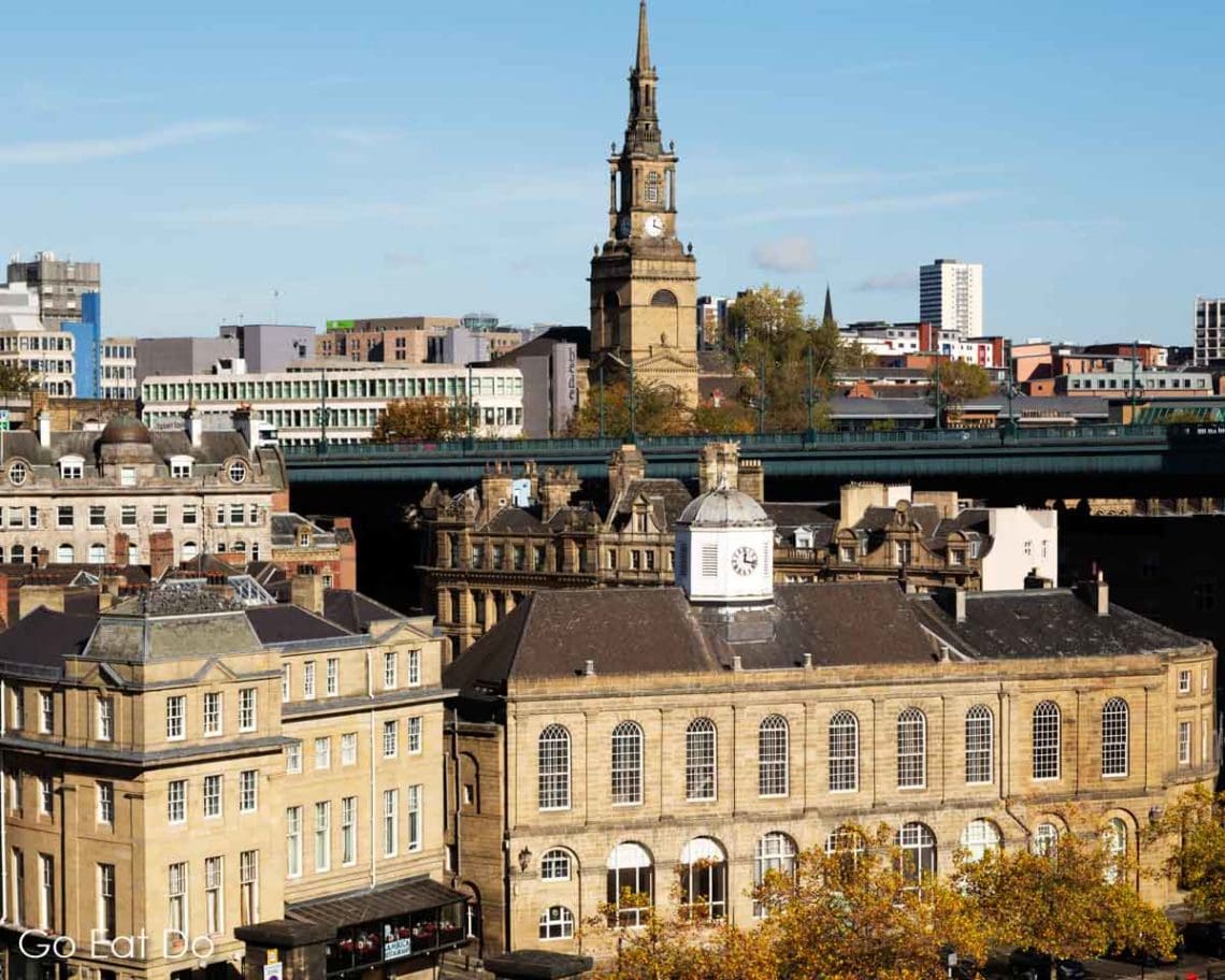 The Guildhall on the Newcastle Quayside is home to the Hard Rock Cafe ...