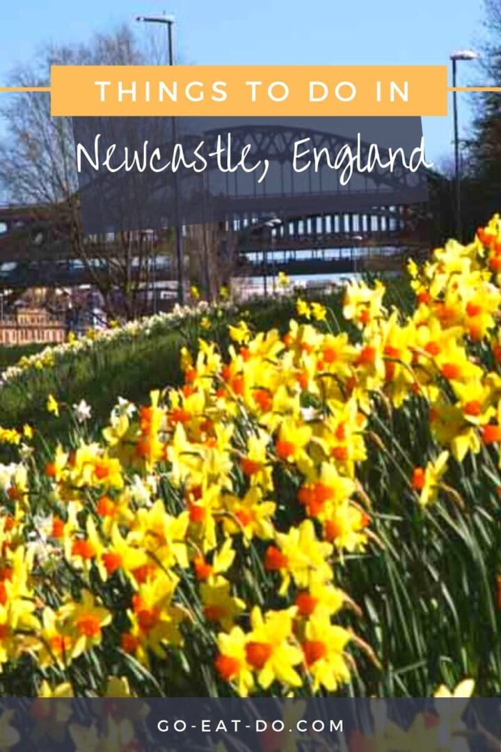 Pinterest pin for Go Eat Do's blog post providing a look at the best places to visit in Newcastle upon Tyne and Gateshead..