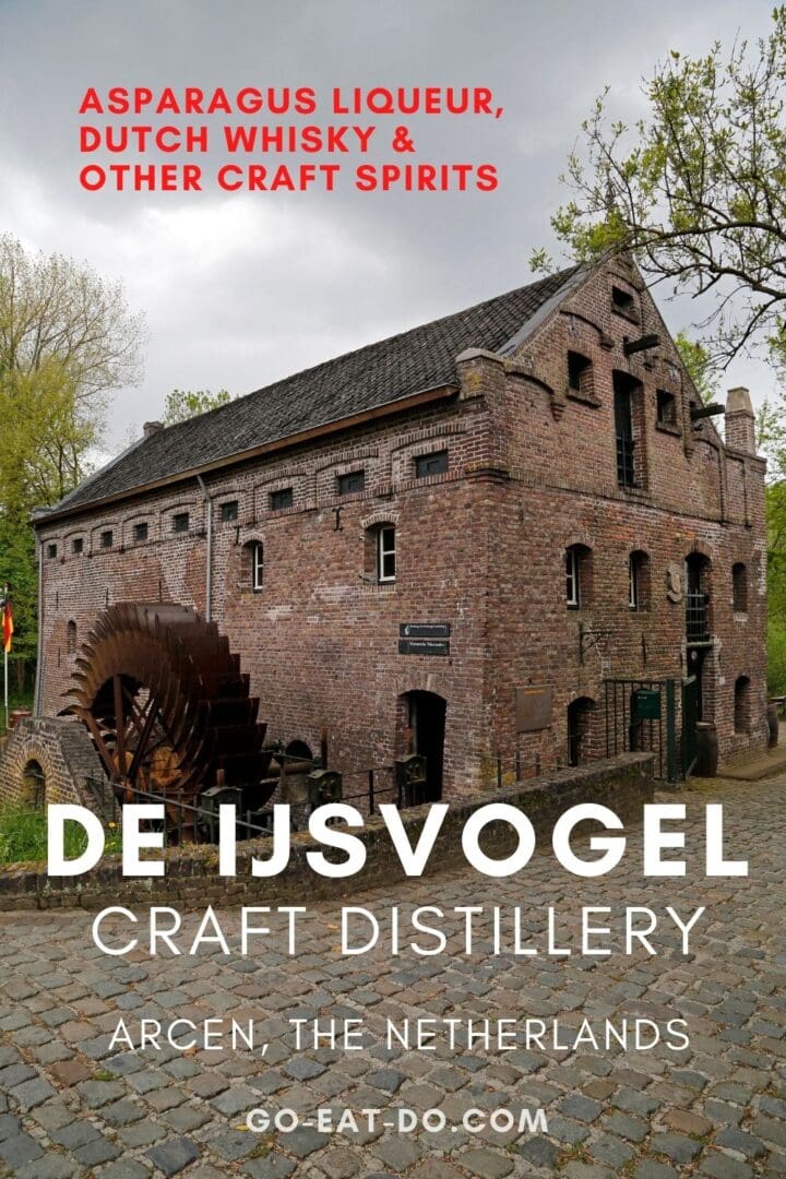 De Ijsvogel craft distillery at the Wymarse Molen or Kasteelmolen in Arcen, the Netherlands