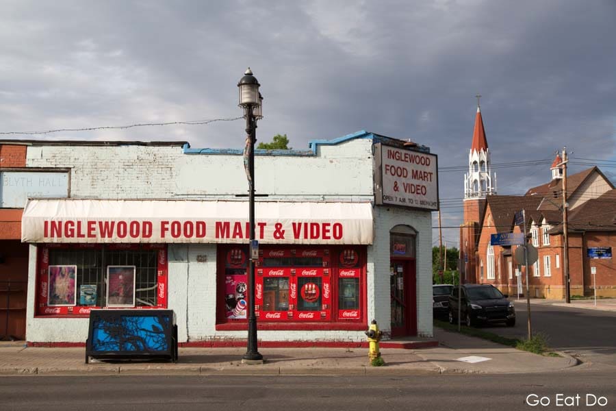 Inglewood Food Mart and Video store in Calgary, Alberta, Canada