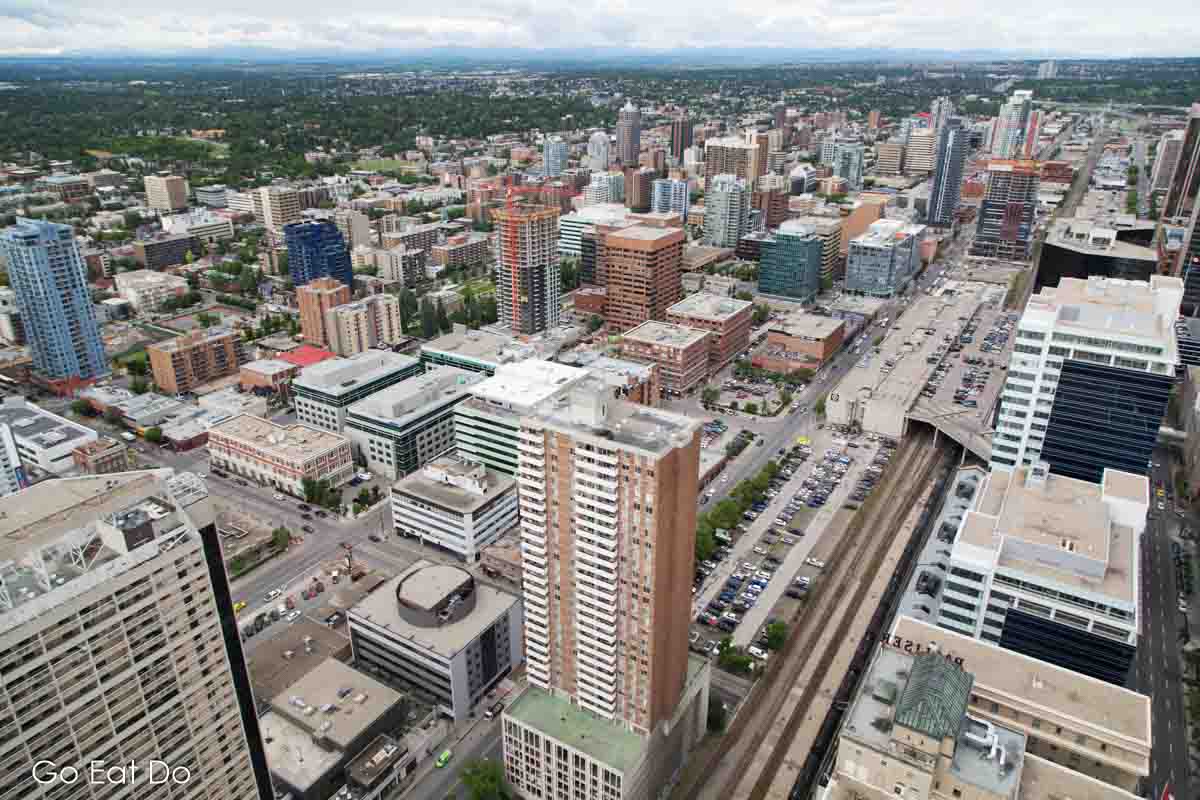 Calgary Tower's observation deck is an ideal place to orientate.