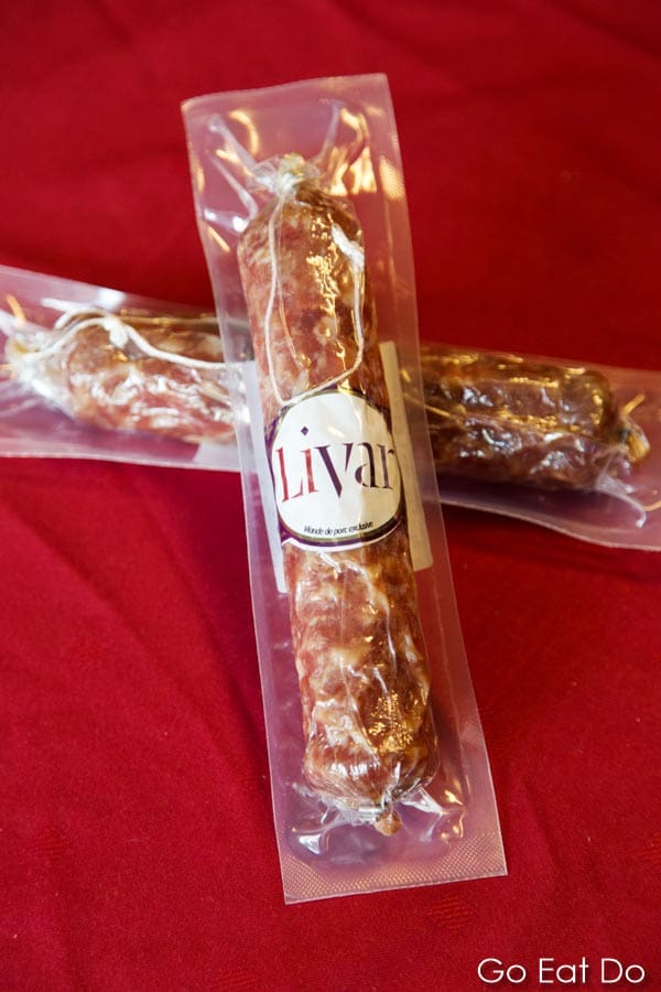 Vacuum packed Livar meat products.