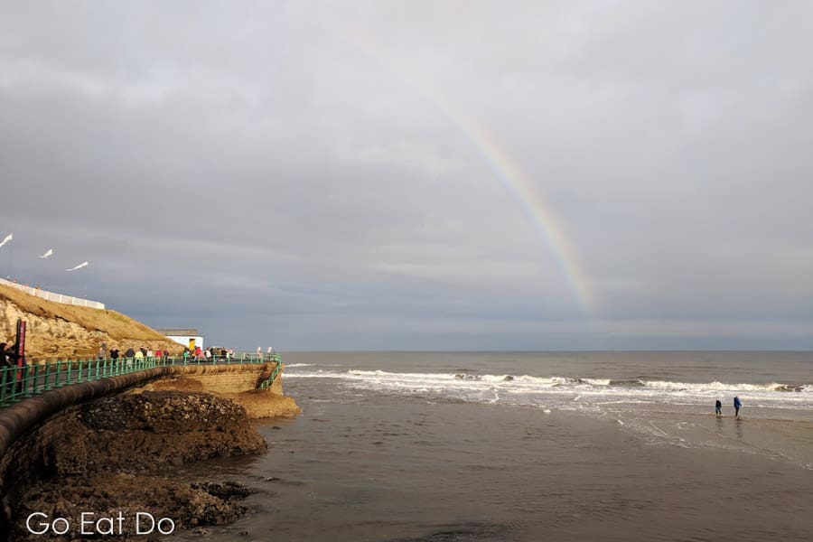 A rainbow over the North Sea on Remembrance Day 2018.