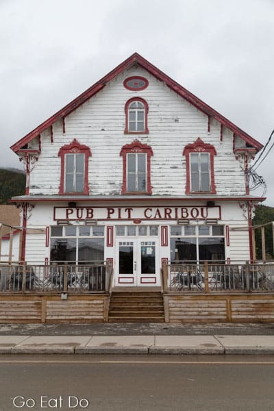 Pub Pit Caribou, a craft brewpub in Percé, Quebec.