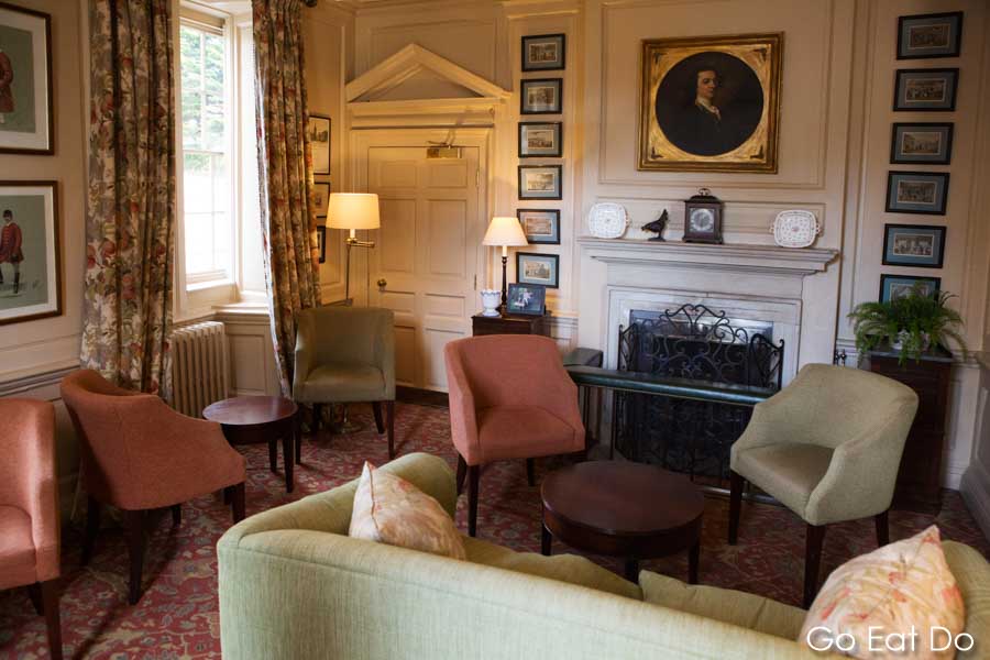 Lounge at the Talbot Hotel in Malton, North Yorkshire