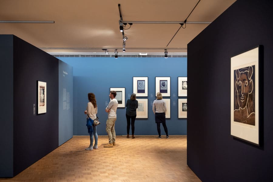 The Picasso on Paper exhibition at the Kunsthal Rotterdam. Photo by Lotte Stekelenburg.