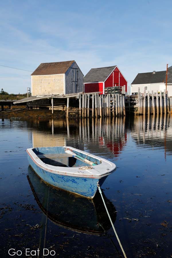 A fishing boat in Nova Scotia, Canada.