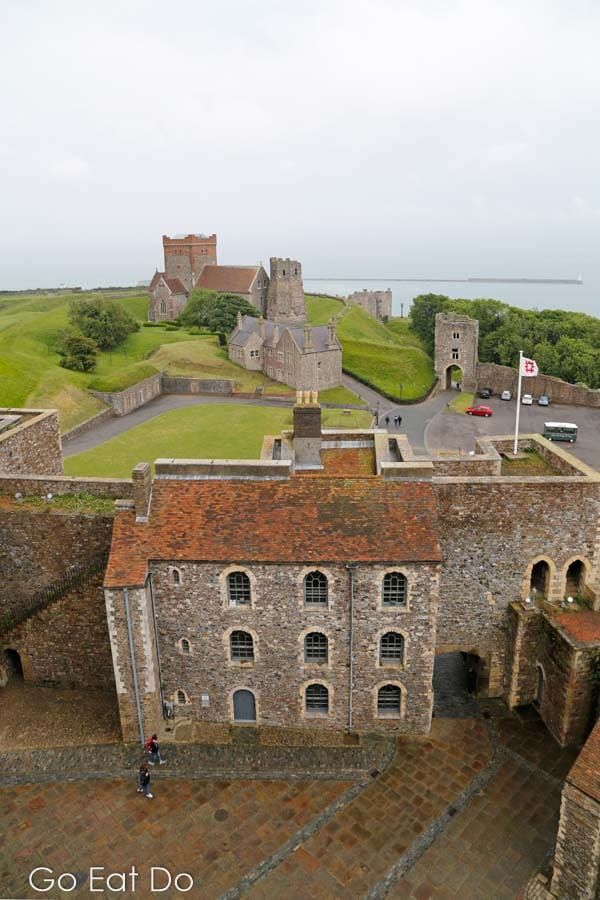 View from the Great Tower at Dover Castle