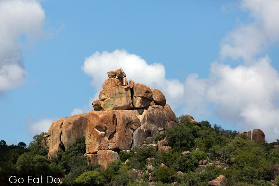 Boulders known as a kopje in Matobo National Park.