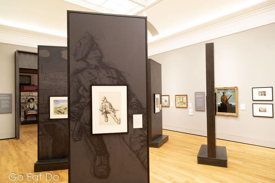 The Paradise Lost gallery explores the impact of warfare on art and artists with connections to Aberdeen.