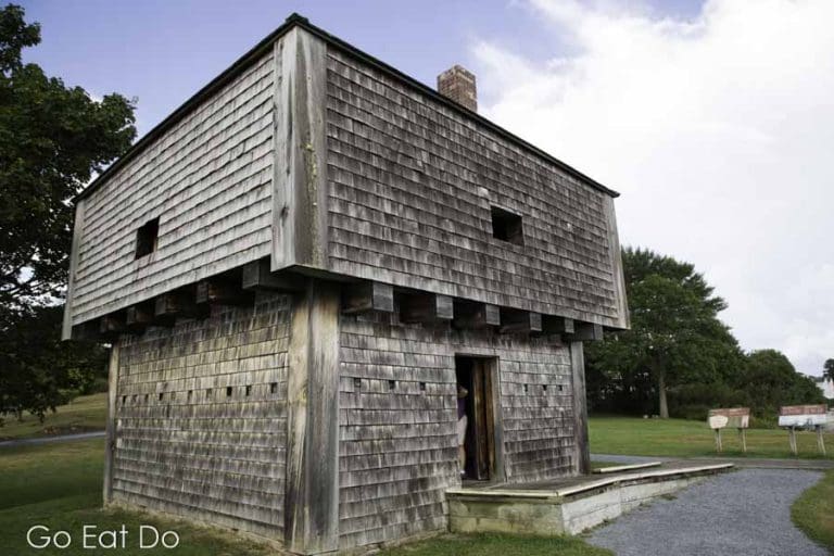 The St Andrews Blockhouse at St Andrews bytheSea was built for