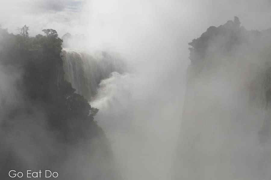 Victoria Falls also known as Mosi-oa-Tunya, meaning 'the smoke that thunders' is one of the Seven Natural Wonders of the World