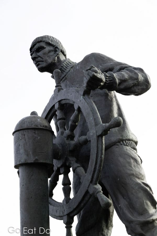 South Shields' Merchant Navy Memorial stands as a tribute to the sailors of the merchant navy lost during World War Two