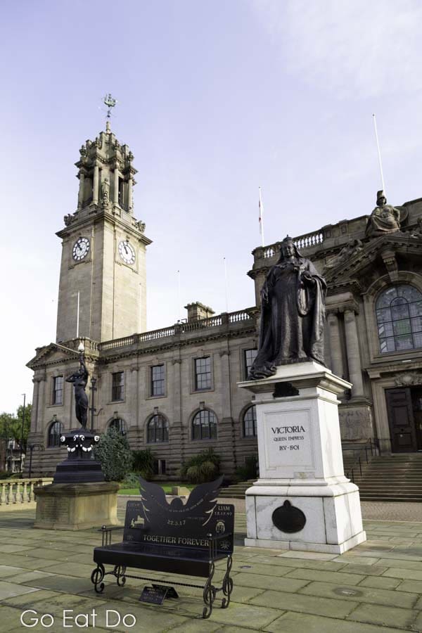 Statue of Queen Victoria outside South Shields Town Hall. The monarch reigned from 1837 to 1901 and gave her name to an era.
