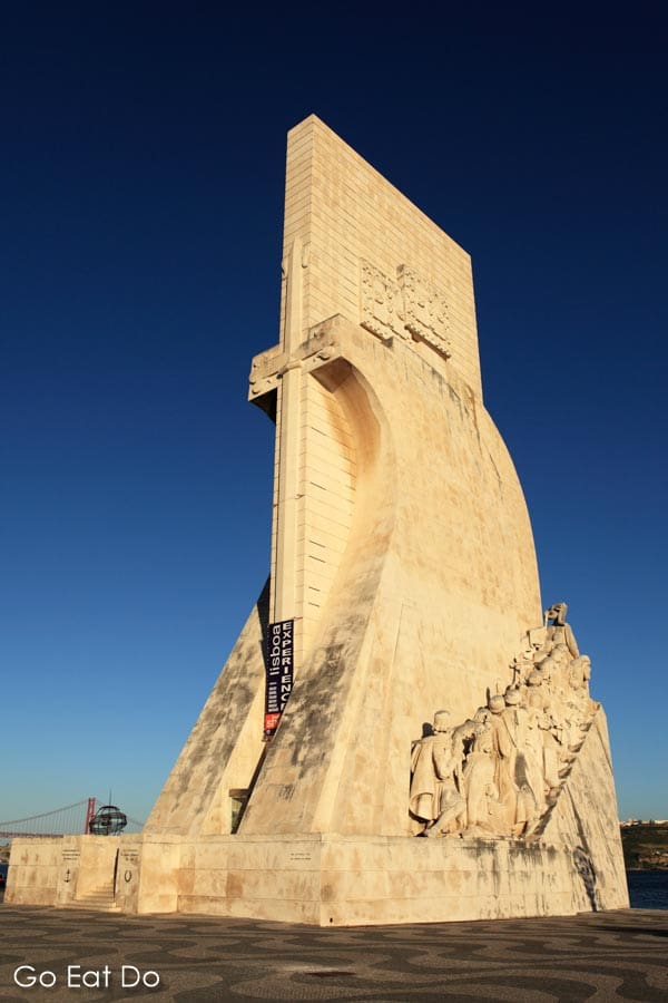 Monument to the Discoveries (Padrao dos Descobrimentos) on a sunny day in the Belem district of Lisbon, Portugal