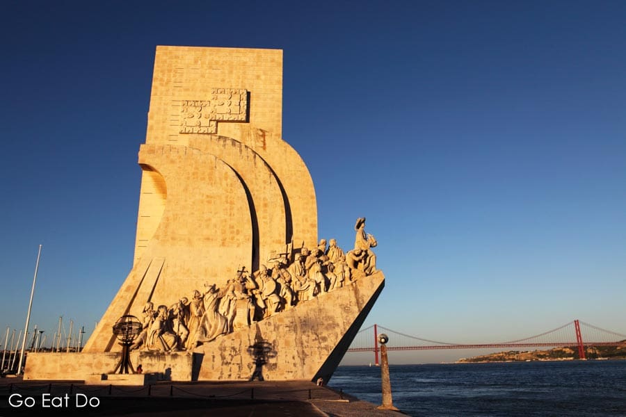 Monument to the Discoveries (Padrao dos Descobrimentos) in Belem, Lisbon
